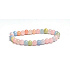Morganit Armband elastischer Naturstein, Kugel 6 mm / 16 - 17 cm, Stein der göttlichen Liebe
