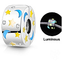 Charms Sterling Silber 925 Luminous - Sternbild, Stopper, Clip Bead für Schildarmband