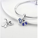 Charm Sterlingsilber 925 Tauchen, Schnorcheln, 3-in-1 Anhänger für Armband Sport