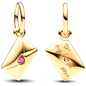 Charms Sterling Silber 925 Liebesbrief, handgeschrieben, Liebesarmband Anhänger