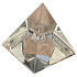 Glas Pyramide in Pyramide 40 mm Kristall - Glas Briefbeschwerer