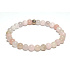 Morganit rosa Armband elastischer Naturstein, Kugel 6 mm / 16 - 17 cm, Stein der göttlichen Liebe