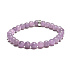 Lepidolith rosa Armband elastisch Naturstein, Kugel 6 mm / 16 - 17 cm, Sportler Amulett