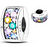 Charme Sterling Silber 925 Garden of Eden farbigen Zirkonia, Stopper, Clip Perle auf Armband Symbol