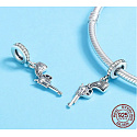 Charme Sterling Silber 925 Colt - Pistole, Anhänger am Armband Interessen