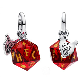 Charm Stranger Things Červené kostky, přívěsek na náramek film