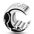 Sterling Silber 925 Ich liebe dich bis zum Mond und zurück, Liebesperlenarmband