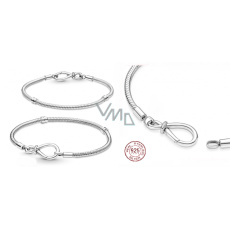 Sterling Silber Infinity Knot Kette Armband 18 cm Sterling Silber Infinity Knot Kette Armband 18 cm