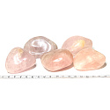 Rosenquarz Getrommelter Naturstein 100 - 160 g, 1 Stück, Stein der Liebe