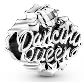 Charme Sterling Silber 925 Königin der Kugel, Perle auf Armband Symbol