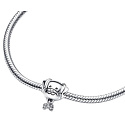 Charms Sterling Silber 925 Hund mit Knochen, Perle am Armband Haustier