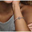 Sterling Silber 925 Marvel Spiderman über der Stadt, Armband Perle