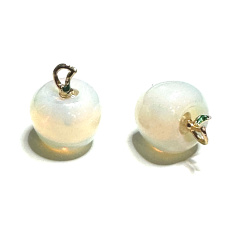 Opalit Apfel der Erkenntnis Anhänger, Kunststein 2,7 x 15 mm, Stein der Wünsche und der Hoffnung