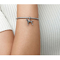Charm Sterlingsilber 925 Hund - Dalmatiner, Anhänger für Armband Tier