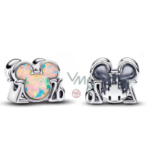 Charm Sterlingové stříbro 925 Disney Mickey s opálem rok 2026, korálek na náramek film Charm Sterlingové stříbro 925 Disney Mickey s opálem rok 2026, korálek na náramek film