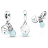 Sterling Silber 925 Luminescent - Glow in the Dark Bulb - Find Your Light, Wechselnde Farben 2in1 Anhänger Armband Symbol