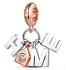Sterling Silber 925 Home 4in1 Anhänger Armband Familie