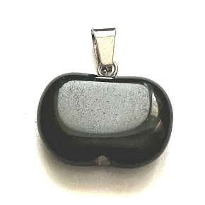 Obsidian Apfel der Erkenntnis Anhänger Naturstein 1,5 cm, Stein der Erlösung