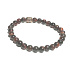 Tigerauge rot / Stierauge Armband elastischer Naturstein, Kugel 6 mm / 16-17 cm, Stein der Sonne und Erde, bringt Glück und Reichtum