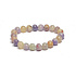 Turmalin rosa Armband elastisch Naturstein, Kugel 8 mm / 16-17 cm, Wächter der guten Laune