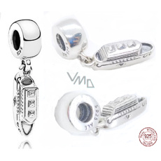 Charms Sterling Silber 925 Kreuzfahrt Dampfer - Schiff, Reise Armband Anhänger