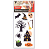 Tätowierungsaufkleber Halloween Haus 6 x 10 cm