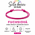 Šňůrkový náramek Síla barev – Fuchsiová | Symbol originality, sebevědomí a radosti | nastavitelný 15 - 30 cm