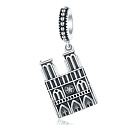 Sterling Silber 925 Paris Notre Dame, Reise-Armband-Anhänger