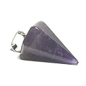 Amethyst Sideric Pendel Naturstein 2 x 1,5 cm, 1 Stück, Stein der Könige und Bischöfe