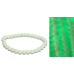 Jade Luminois Light Phosphoreszierend, gelbes Leuchten im Dunkeln, Armband elastisch Naturstein, Perle 6 mm / 16 - 17 cm