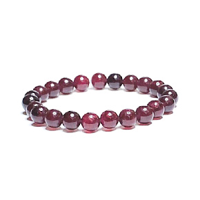Granat rot elastisches Armband, Kugel 8 mm / 16-17 cm, Stein des Feuers, Liebe Granat rot elastisches Armband, Kugel 8 mm / 16-17 cm, Stein des Feuers, Liebe