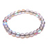 Opalit grau matt Armband elastisch, Kunststeinkugel 6 mm / 16 cm, für Kinder, Wunsch- und Hoffnungsstein