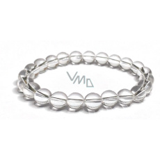 Kristallklares Armband elastisch Naturstein, Perle 8 mm / 16 - 17 cm, Steinchen Kristallklares Armband elastisch Naturstein, Perle 8 mm / 16 - 17 cm, Steinchen