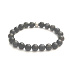 Cordierit / Iolid Armband elastischer Naturstein, Kugel 8 mm / 16 - 17 cm, Wikingerstein - Kompass