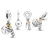 Charm Sterling Silber 925 Geburtstag Kerze, 2in1 Geburtstag Armband Anhänger