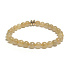 Quarz mit Rutil Gold Armband elastisch Naturstein, Kugel 6 mm / 16-17 cm, die perfekte Heiler