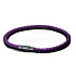 Seil-Magnetarmband – violett 19,5 cm x 4 mm, unisex