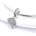 Charms Sterling Silber 925 Anatomische Biologie - Gehirn, Armbandanhänger, Symbol