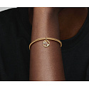 Charm Sterling Silber 925 Gold plattiert Sternzeichen Fische, Anhänger für Armband