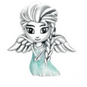 Charme Sterling Silber 925 Disney Ice Kingdom, Elsa, Perle auf Armband Film