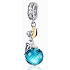 Charms Sterling Silber 925 Fee vom blauen Planeten, Feenarmband-Anhänger
