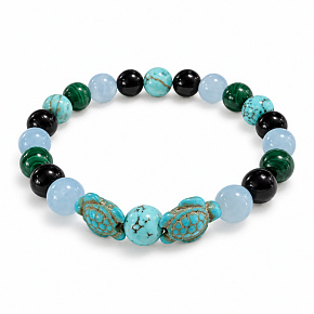 Armband mit Geschichte – Gute Reise und komm gesund zu mir zurück, natürliche Mineralien, Kugel 8 mm / Handgelenk 14–15 cm Armband mit Geschichte – Gute Reise und komm gesund zu mir zurück, natürliche Mineralien, Kugel 8 mm / Handgelenk 14–15 cm