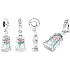 Charms Sterling Silber 925 Disney Die Schöne und das Biest Magic Rose, Armband Anhänger