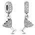 Charm Sterling Silber 925 Cocktailgläser - Celebration Time, Jahrestag Armband Anhänger