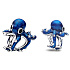 Charm Oktopus Midnight Blue – Symbol für Intelligenz, Geheimnis und Anpassungsfähigkeit, Anhänger für ein Armband Meer