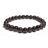 Granat-Armband elastisch Naturstein, Kugel 8 mm / 16 - 17 cm, Stein des Feuers, der Liebe