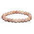 Opal rosa Armband elastischer Naturstein, Kugel 8 mm / 16-17 cm, Stein der Königin, Anziehung, weibliche Intuition und Schönheit