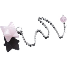 Rosmarin Merkaba Pendel-Anhänger aus Naturstein 21 x 21 x 21 mm, Stein der Liebe