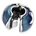 Charm Sterlingsilber 925 Planet Erde - blauer Planet überall zu Hause, also was auf der Erde? Stopper, Clip-Perle für das Armband Reisen