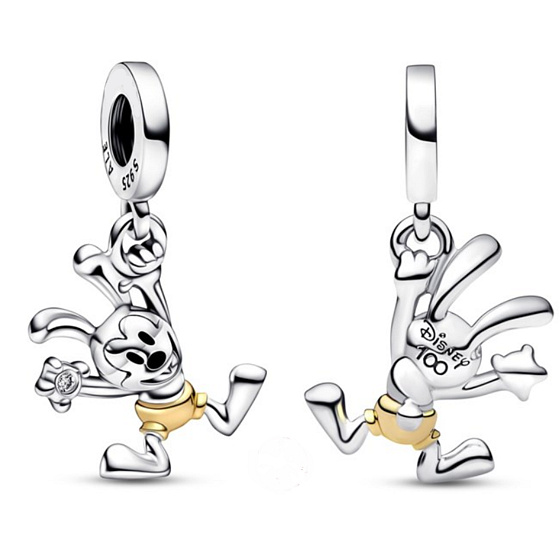 Charme Sterling Silber 925 Disney 100. jahrestag Oswald das Kaninchen, Armband-Anhänger